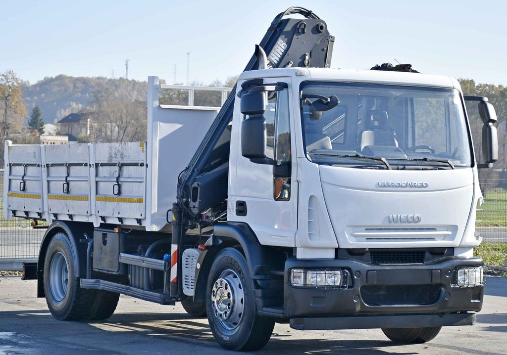 Iveco Eurocargo 180E28 *HIAB 122 B-2 DUO* TOPZUSTAND - Camion benne, Camion grue: photos 4 Iveco Eurocargo 180E28 *HIAB 122 B-2 DUO* TOPZUSTAND - Camion benne, Camion grue: photos 4