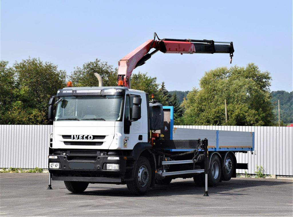 Iveco Stralis 310 PRITSCHE 7,05m +KRAN +FUNK - Camion grue: photos 2 Iveco Stralis 310 PRITSCHE 7,05m +KRAN +FUNK - Camion grue: photos 2