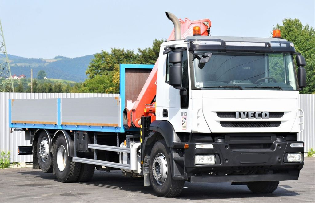 Iveco Stralis 310 PRITSCHE 7,05m +KRAN +FUNK - Camion grue: photos 3 Iveco Stralis 310 PRITSCHE 7,05m +KRAN +FUNK - Camion grue: photos 3