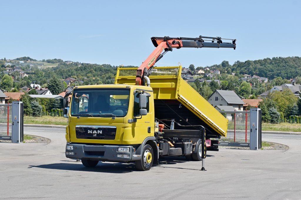 MAN TGL 12.220 Kipper 5,05 m + PK 8501 B *TOPZUSTAND - Camion benne, Camion grue: photos 2 MAN TGL 12.220 Kipper 5,05 m + PK 8501 B *TOPZUSTAND - Camion benne, Camion grue: photos 2