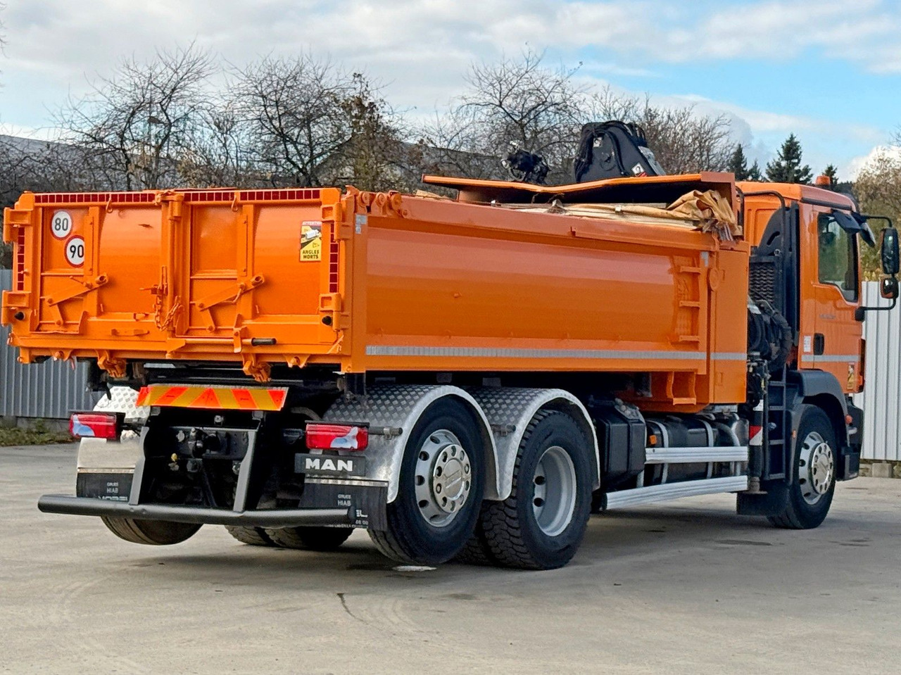 Camion benne, Camion grue MAN TGM 26.290* KIPPER 4,60m*HIAB 111 B-3 HIDUO/FUNK: photos 8