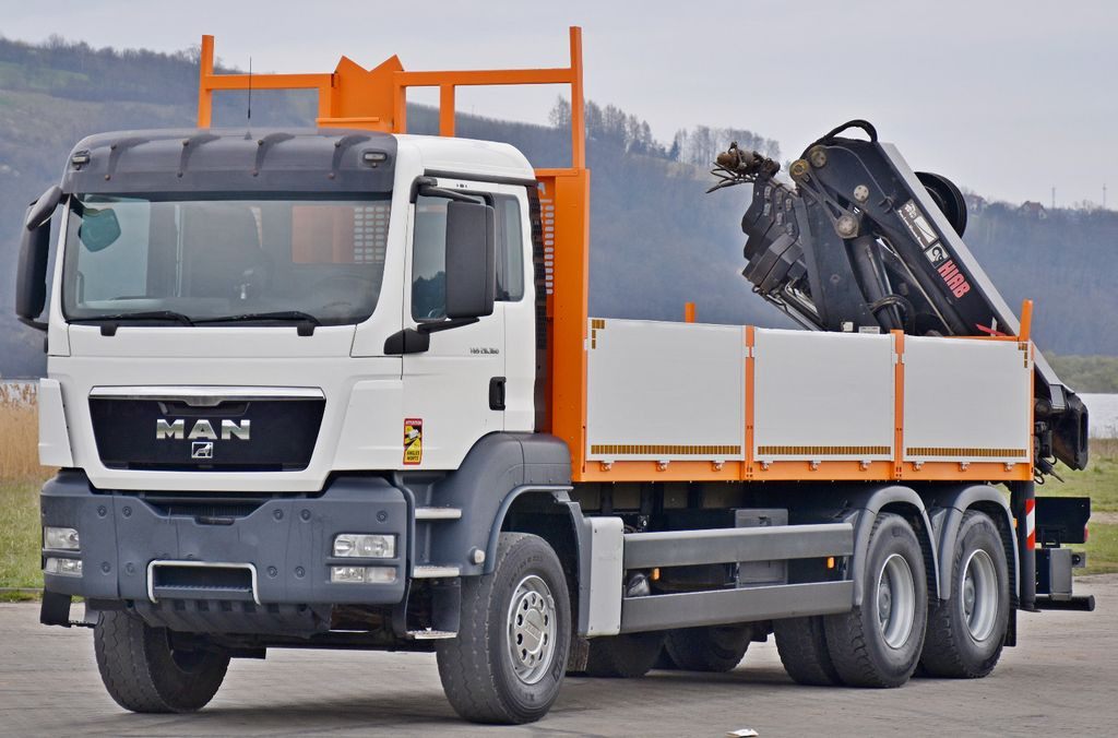 MAN TGS 26.360* HIAB 211 E-6 HIDUO / FUNK * 6x4 - Camion grue, Camion plateau: photos 3 MAN TGS 26.360* HIAB 211 E-6 HIDUO / FUNK * 6x4 - Camion grue, Camion plateau: photos 3
