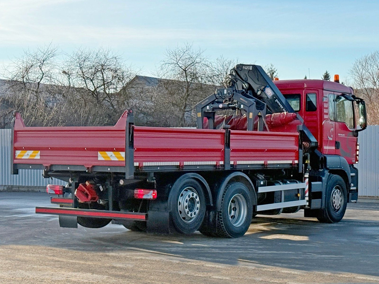 Camion grue MAN TGS 26.360 Kipper 5,15m*HMF 1420 K2 + FUNK/6x2: photos 8