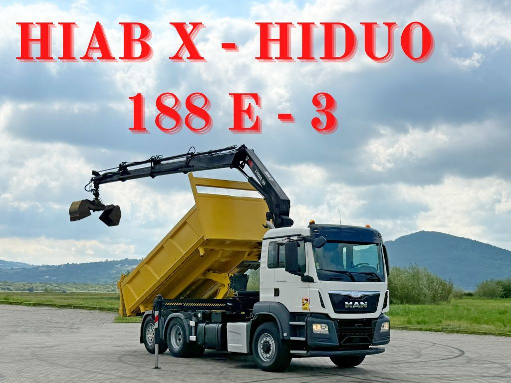 MAN TGS 26.400 * HIAB X-HIDUO 188 E-3 + FUNK * 6x4 - Camion grue: photos 1 MAN TGS 26.400 * HIAB X-HIDUO 188 E-3 + FUNK * 6x4 - Camion grue: photos 1