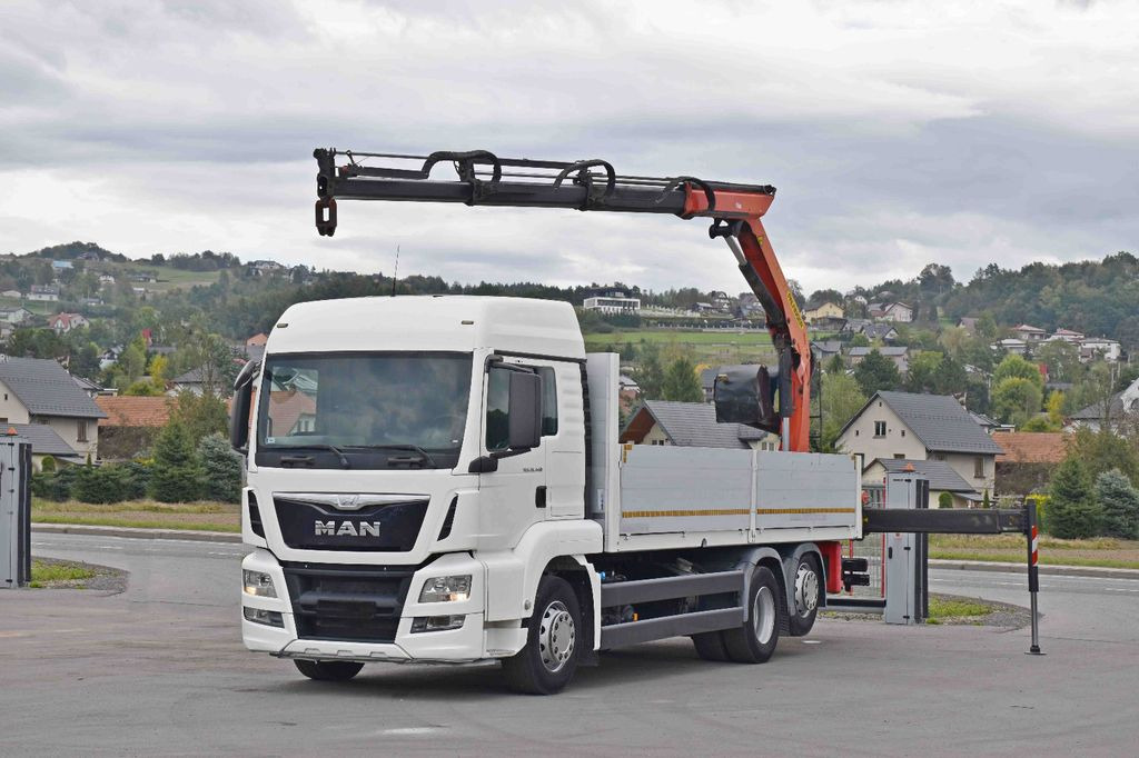 MAN TGS 26.440 * PRITSCHE 6,90 m + PK 16001 - K - Camion grue, Camion plateau: photos 2 MAN TGS 26.440 * PRITSCHE 6,90 m + PK 16001 - K - Camion grue, Camion plateau: photos 2