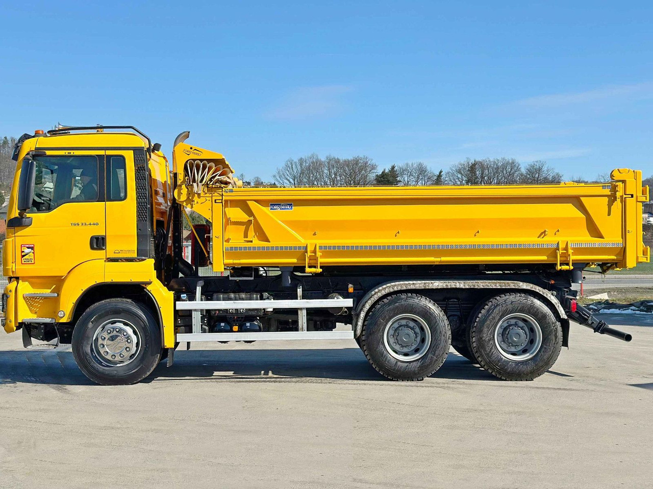 Camion benne, Camion grue neuf MAN TGS 33.440 * KIPPER 5,20 m + BORDMATIC * 6x4: photos 6