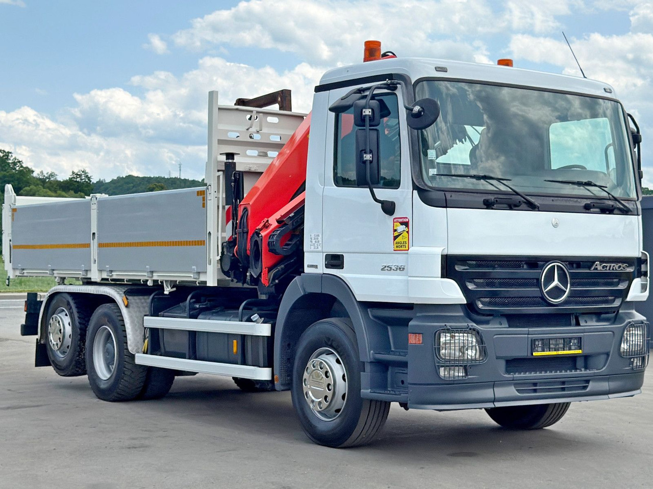 Mercedes-Benz ACTROS 2536* KIPPER 5,30m * PK 15500 + FUNK* TOP - Camion grue: photos 3 Mercedes-Benz ACTROS 2536* KIPPER 5,30m * PK 15500 + FUNK* TOP - Camion grue: photos 3