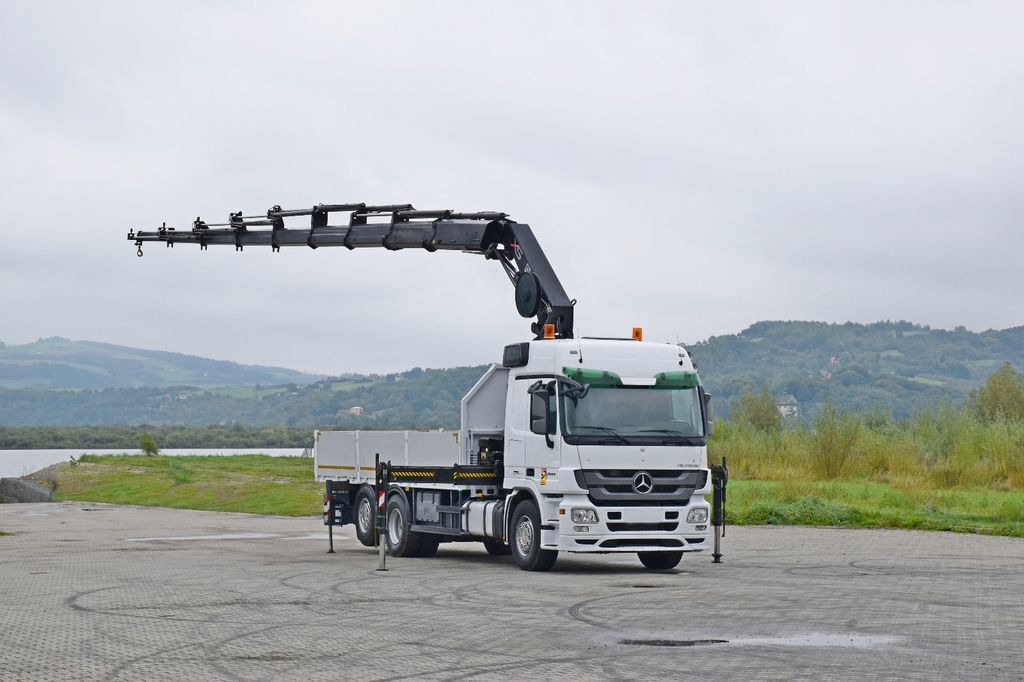 Mercedes-Benz ACTROS 2544 * HIAB 377 E - 8 HIPRO + FUNK* TOP Mercedes-Benz ACTROS 2544 * HIAB 377 E - 8 HIPRO + FUNK* TOP - Camion grue, Camion plateau: photos 2 Mercedes-Benz ACTROS 2544 * HIAB 377 E - 8 HIPRO + FUNK* TOP Mercedes-Benz ACTROS 2544 * HIAB 377 E - 8 HIPRO + FUNK* TOP - Camion grue, Camion plateau: photos 2