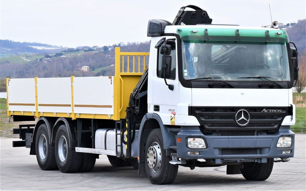 Mercedes-Benz ACTROS 2632 * HIAB 144B-3HIDUO+FUNK / 6x4 - Camion grue, Camion plateau: photos 3 Mercedes-Benz ACTROS 2632 * HIAB 144B-3HIDUO+FUNK / 6x4 - Camion grue, Camion plateau: photos 3
