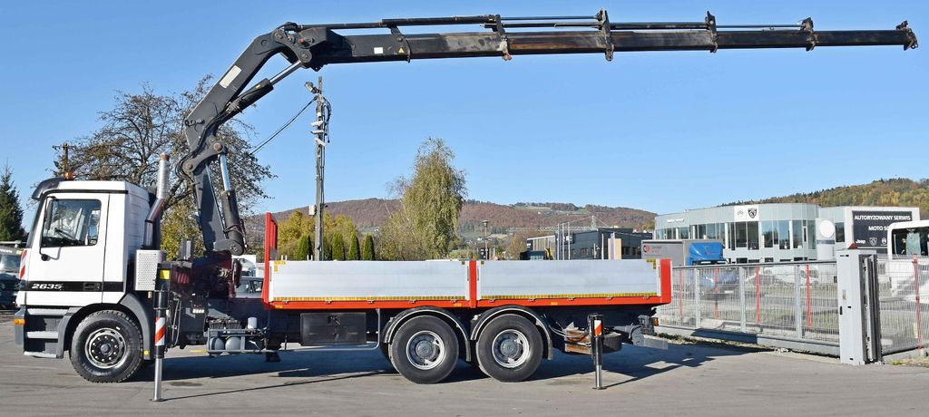 Mercedes-Benz ACTROS 2635 Pritsche 6,40m + HIAB 400 E-5 + FUNK Mercedes-Benz ACTROS 2635 Pritsche 6,40m + HIAB 400 E-5 + FUNK - Camion grue: photos 5 Mercedes-Benz ACTROS 2635 Pritsche 6,40m + HIAB 400 E-5 + FUNK Mercedes-Benz ACTROS 2635 Pritsche 6,40m + HIAB 400 E-5 + FUNK - Camion grue: photos 5