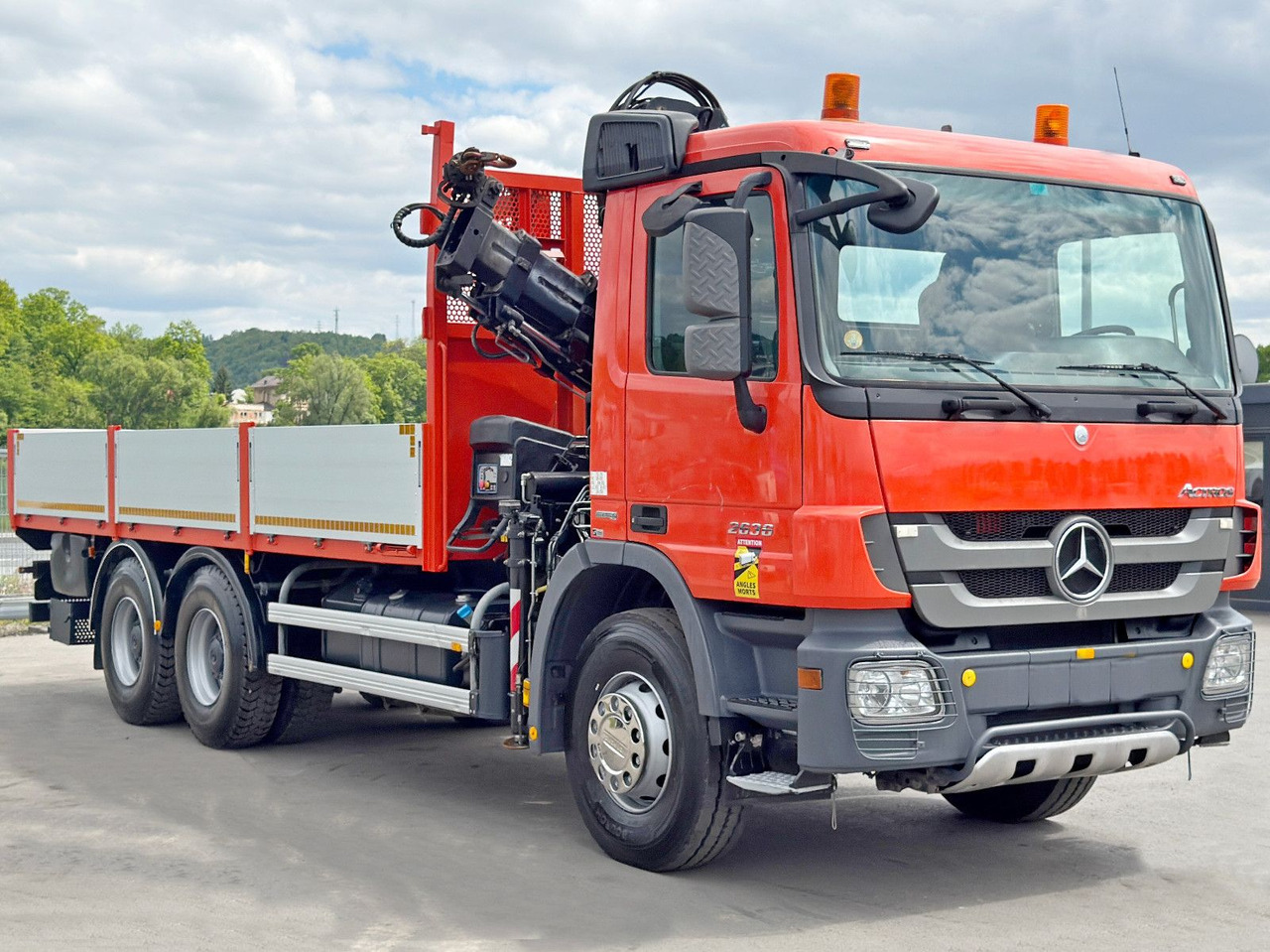 Mercedes-Benz ACTROS 2636*HIAB 122 BS-2 HIDUO + FUNK/6x4 * TOP - Camion grue: photos 4 Mercedes-Benz ACTROS 2636*HIAB 122 BS-2 HIDUO + FUNK/6x4 * TOP - Camion grue: photos 4