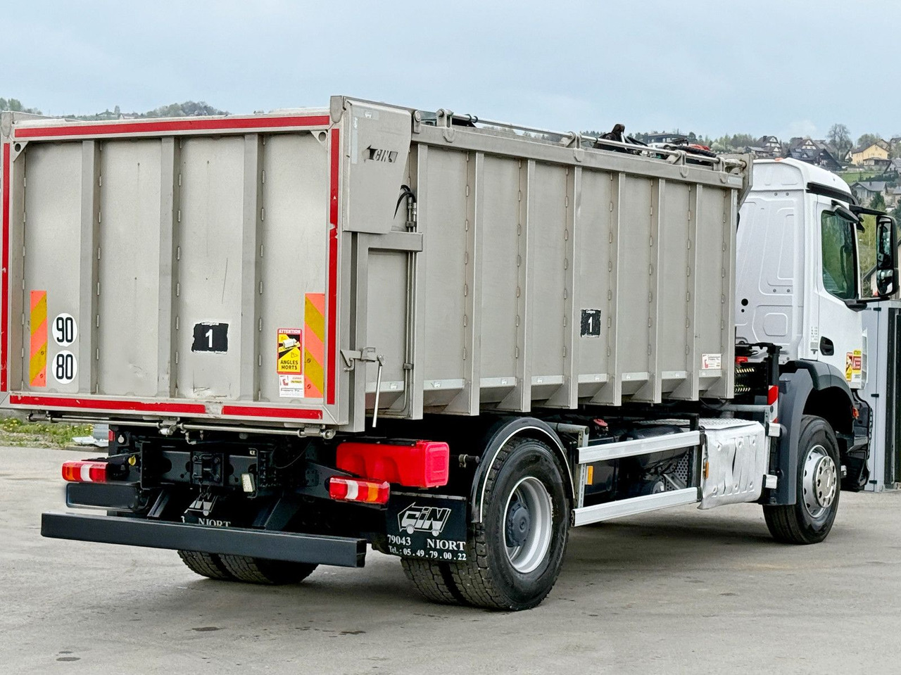 Camion grue Mercedes-Benz AROCS 1830* KIPPER 5,00m * PK 7.501 SLD A + FUNK: photos 8