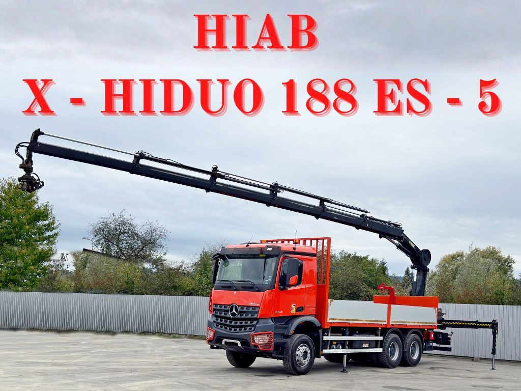 Mercedes-Benz AROCS 2643 *HIAB X-HIDUO 188 ES-5/FUNK * 6x4 - Camion grue: photos 1 Mercedes-Benz AROCS 2643 *HIAB X-HIDUO 188 ES-5/FUNK * 6x4 - Camion grue: photos 1