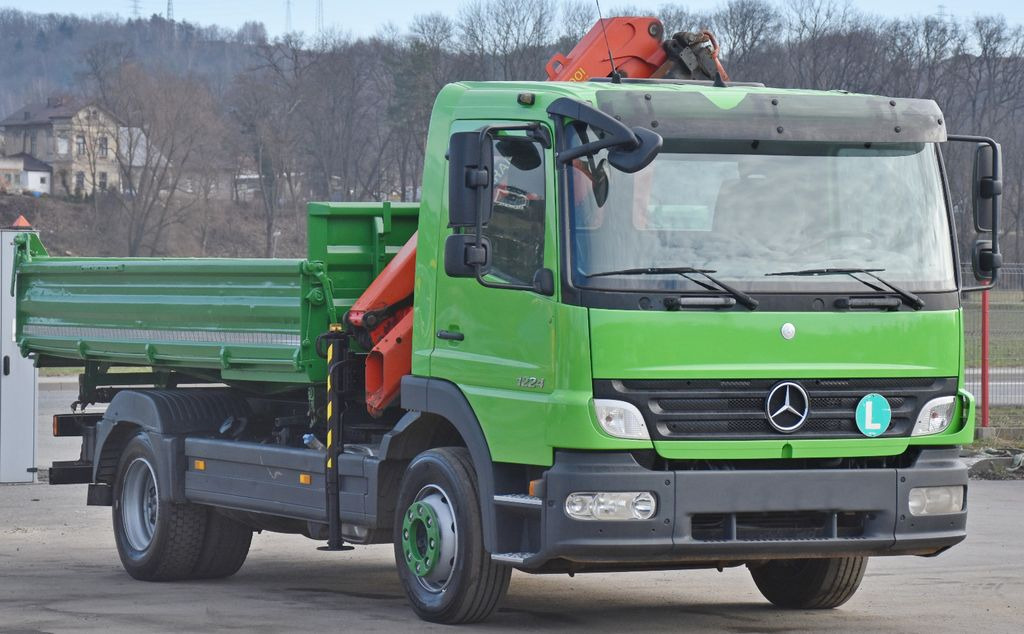Mercedes-Benz ATEGO 1224 Kipper 4,00m* KRAN * TOPZUSTAND - Camion grue, Camion benne: photos 4 Mercedes-Benz ATEGO 1224 Kipper 4,00m* KRAN * TOPZUSTAND - Camion grue, Camion benne: photos 4