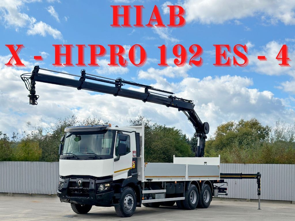 Renault C 430 *HIAB X - HIPRO 192 ES -4 + FUNK* 6x4 - Camion grue: photos 1 Renault C 430 *HIAB X - HIPRO 192 ES -4 + FUNK* 6x4 - Camion grue: photos 1