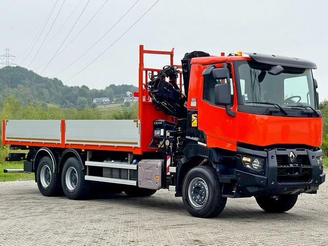 Renault K 380 * HIAB 166 BS-3 HIDUO + FUNK* 6x4 - Camion grue: photos 4 Renault K 380 * HIAB 166 BS-3 HIDUO + FUNK* 6x4 - Camion grue: photos 4