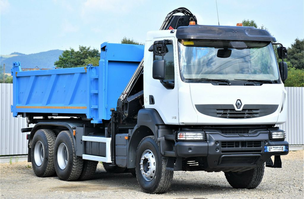 Renault KERAX 370 DXI* HIAB 122B-3 HIDUO/FUNK * 6x4 - Camion benne, Camion grue: photos 4 Renault KERAX 370 DXI* HIAB 122B-3 HIDUO/FUNK * 6x4 - Camion benne, Camion grue: photos 4