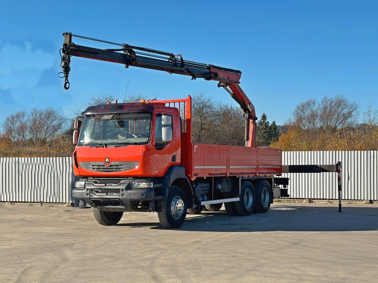 Renault KERAX 410 *PK 16502 + FUNK / 6x4 * TOP - Camion grue: photos 2 Renault KERAX 410 *PK 16502 + FUNK / 6x4 * TOP - Camion grue: photos 2