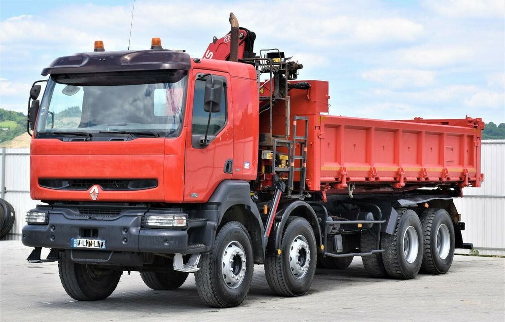 Renault KERAX 420 DCI Kipper 6,30m+FASSI F95AXS.21+FUNK - Camion grue, Camion benne: photos 3 Renault KERAX 420 DCI Kipper 6,30m+FASSI F95AXS.21+FUNK - Camion grue, Camion benne: photos 3