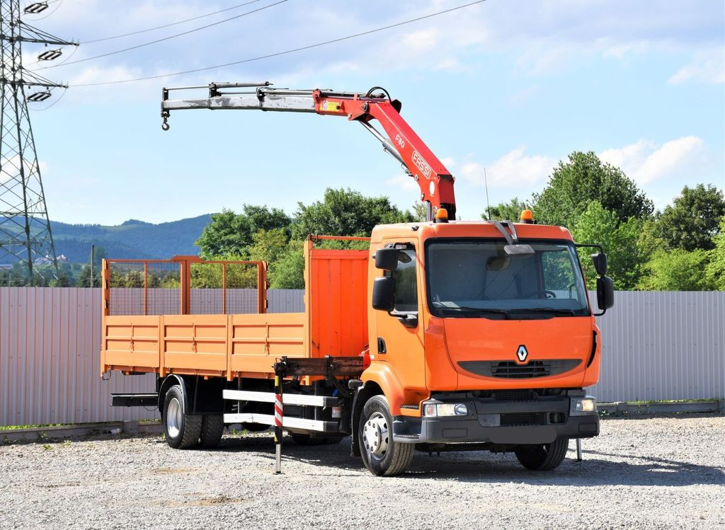Renault MIDLUM 220 DXI *PRITSCHE 7,20m *FASSI F80A.23 - Camion grue: photos 1 Renault MIDLUM 220 DXI *PRITSCHE 7,20m *FASSI F80A.23 - Camion grue: photos 1
