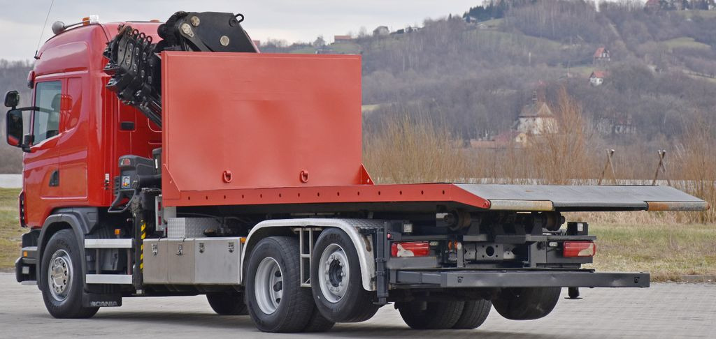 Camion grue, Camion ampliroll Scania G 400 * Abschleppwagen 6,40m* KRAN + FUNK * TOP: photos 7