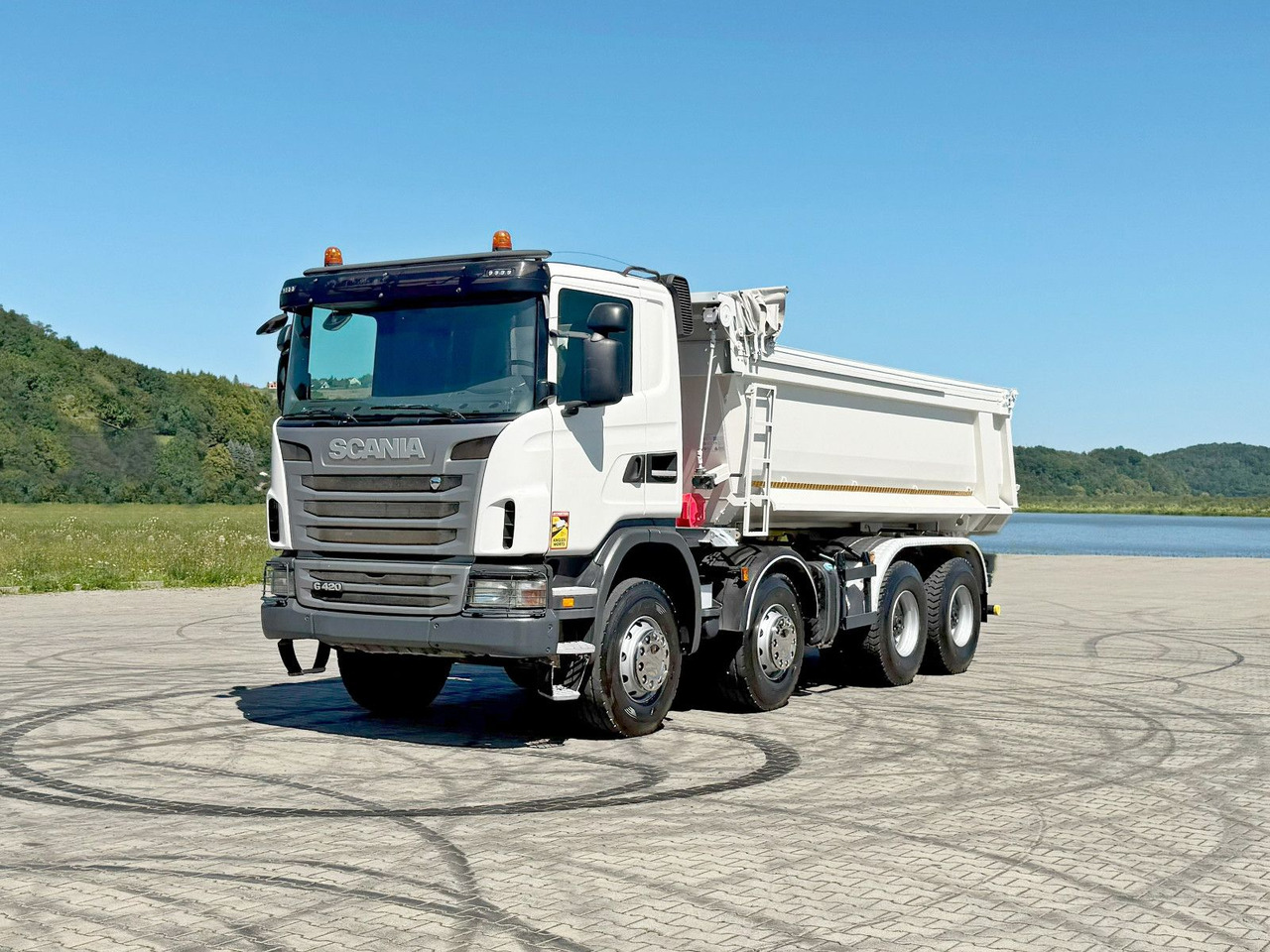 Scania G 420 * KIPPER * 8x4 * TOPZUSTAND - Camion benne: photos 2 Scania G 420 * KIPPER * 8x4 * TOPZUSTAND - Camion benne: photos 2
