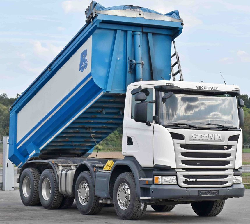 Scania G 450 * Kipper * TOPZUSTAND / 8x4 - Camion benne: photos 4 Scania G 450 * Kipper * TOPZUSTAND / 8x4 - Camion benne: photos 4