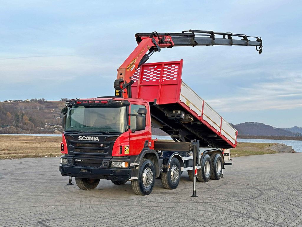 Scania P 400 Kipper 6,80 m * PK 33002-EH D + FUNK * 8x4 Scania P 400 Kipper 6,80 m * PK 33002-EH D + FUNK * 8x4 - Camion benne, Camion grue: photos 2 Scania P 400 Kipper 6,80 m * PK 33002-EH D + FUNK * 8x4 Scania P 400 Kipper 6,80 m * PK 33002-EH D + FUNK * 8x4 - Camion benne, Camion grue: photos 2