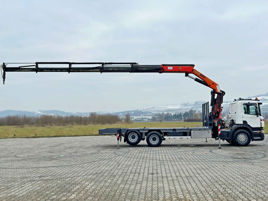 Camion grue, Camion plateau Scania P 420* PLATFORM 6,80m * PK 29002+FUNK * TOP: photos 6