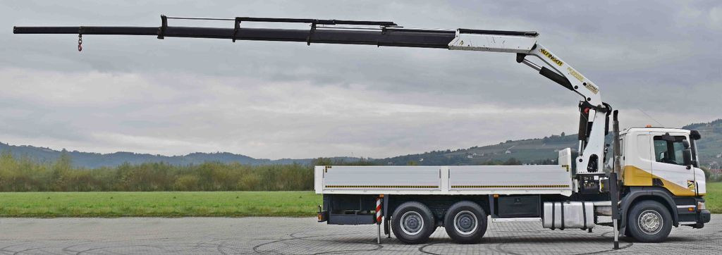Scania P 420* PRITSCHE 6,40m * PK 29002+FUNK * 6x4 - Camion grue, Camion plateau: photos 5 Scania P 420* PRITSCHE 6,40m * PK 29002+FUNK * 6x4 - Camion grue, Camion plateau: photos 5