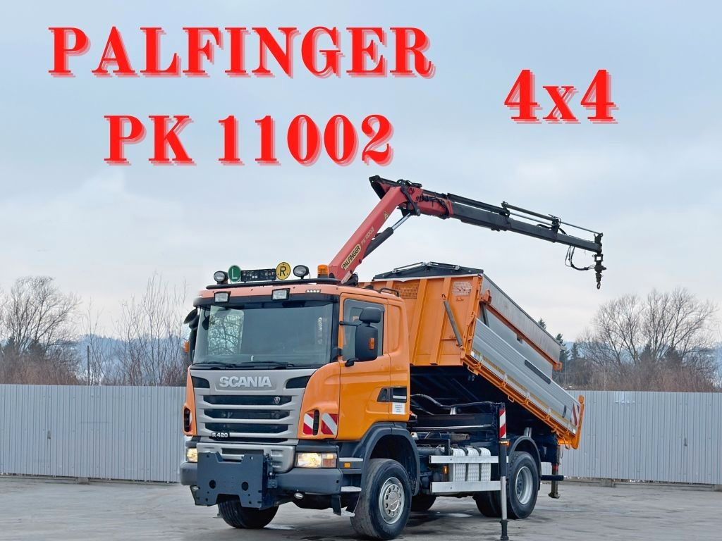 Scania R 420 KIPPER 4,15 m * PK 11002/FUNK * sandblaste - Camion grue: photos 1 Scania R 420 KIPPER 4,15 m * PK 11002/FUNK * sandblaste - Camion grue: photos 1