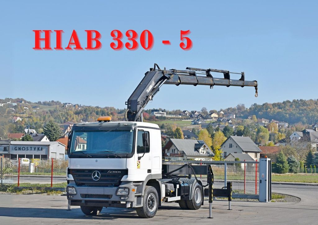 Mercedes-Benz ACTROS 1844 * Sattelzugmaschine *HIAB 330-5/FUNK Mercedes-Benz ACTROS 1844 * Sattelzugmaschine *HIAB 330-5/FUNK - Tracteur routier: photos 1 Mercedes-Benz ACTROS 1844 * Sattelzugmaschine *HIAB 330-5/FUNK Mercedes-Benz ACTROS 1844 * Sattelzugmaschine *HIAB 330-5/FUNK - Tracteur routier: photos 1