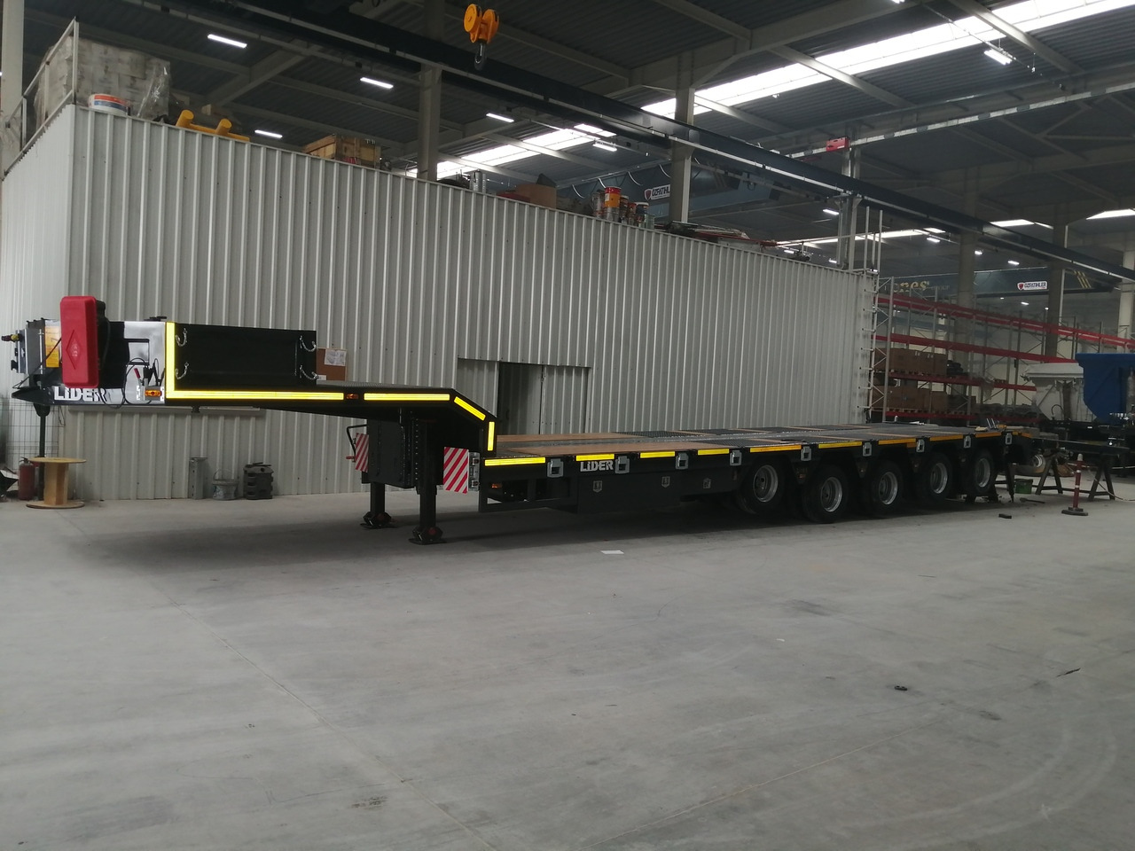 Semi-remorque surbaissé neuf LIDER NEW 2025  model new by manufacturer Ready in Stocks: photos 10