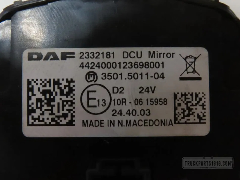 DAF 2332181 Raamschakelaar Li. - Panel de instrumentos pour Camion: photos 2 DAF 2332181 Raamschakelaar Li. - Panel de instrumentos pour Camion: photos 2