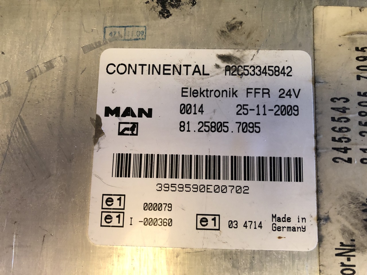 Bloc de gestion pour Camion neuf CONTROL UNIT MAN TGA: photos 7