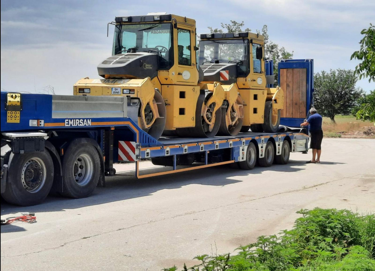 EMIRSAN 3 AXLE EXTENDABLE PLATFORM LOWBED - Semi-remorque surbaissé: photos 1 EMIRSAN 3 AXLE EXTENDABLE PLATFORM LOWBED - Semi-remorque surbaissé: photos 1