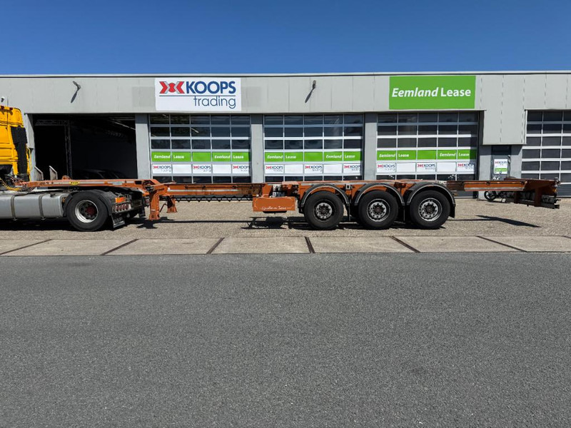 Semi-remorque châssis Broshuis MFCC container chassis Multi functioneel 2x 20 1x 30 1x 40 1x 45 saf assen uitschuifbaar tot 14,40: photos 1