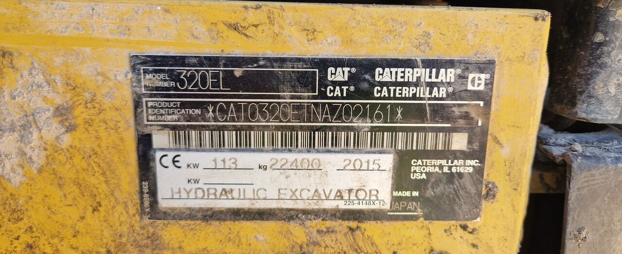 Pelle sur chenille Caterpillar 320EL: photos 11