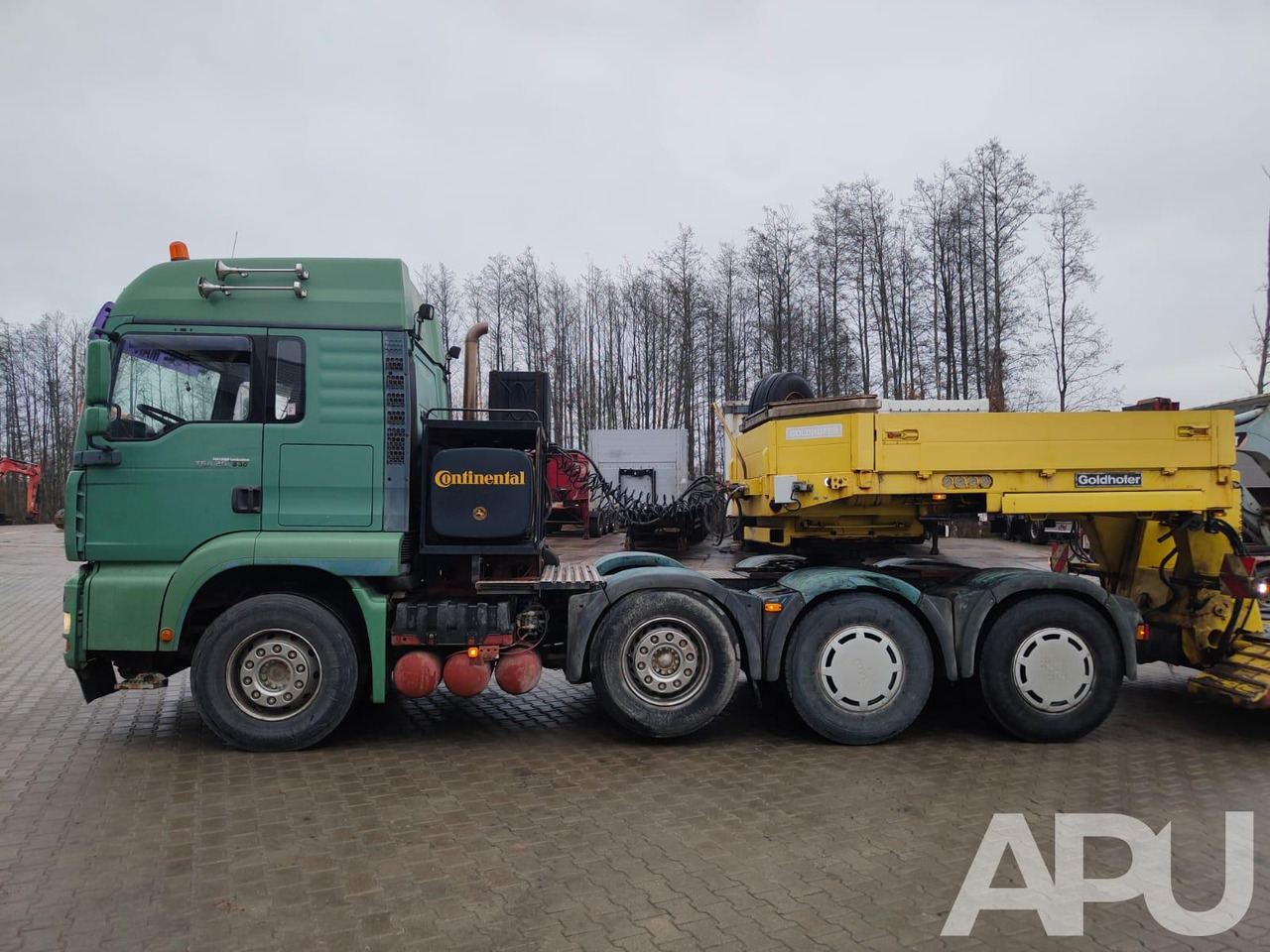 Man 26.463+ Goldhofer Tiefbett kpl - Tracteur routier, Semi-remorque surbaissé: photos 3 Man 26.463+ Goldhofer Tiefbett kpl - Tracteur routier, Semi-remorque surbaissé: photos 3
