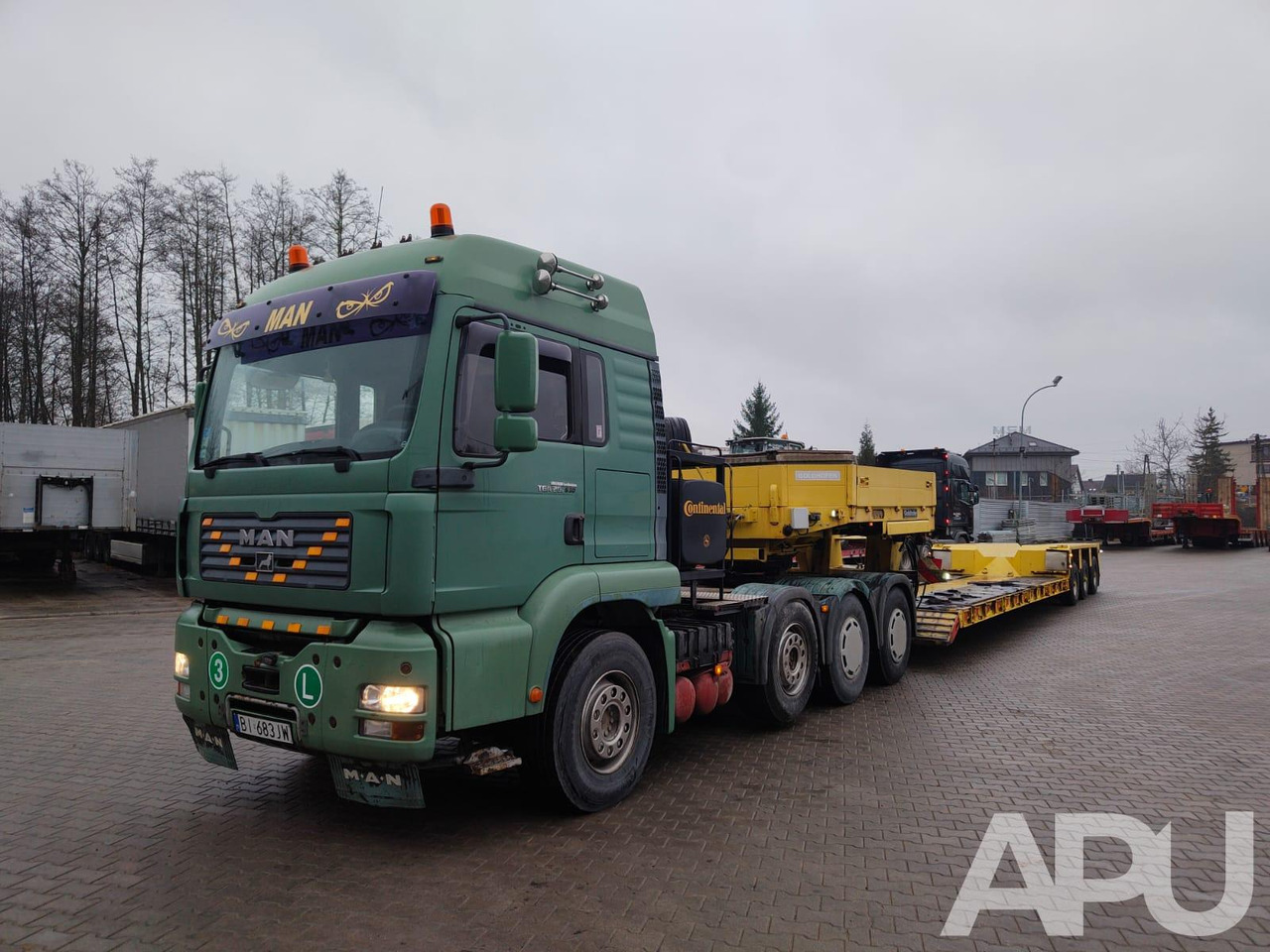 Man 26.463+ Goldhofer Tiefbett kpl - Tracteur routier, Semi-remorque surbaissé: photos 1 Man 26.463+ Goldhofer Tiefbett kpl - Tracteur routier, Semi-remorque surbaissé: photos 1