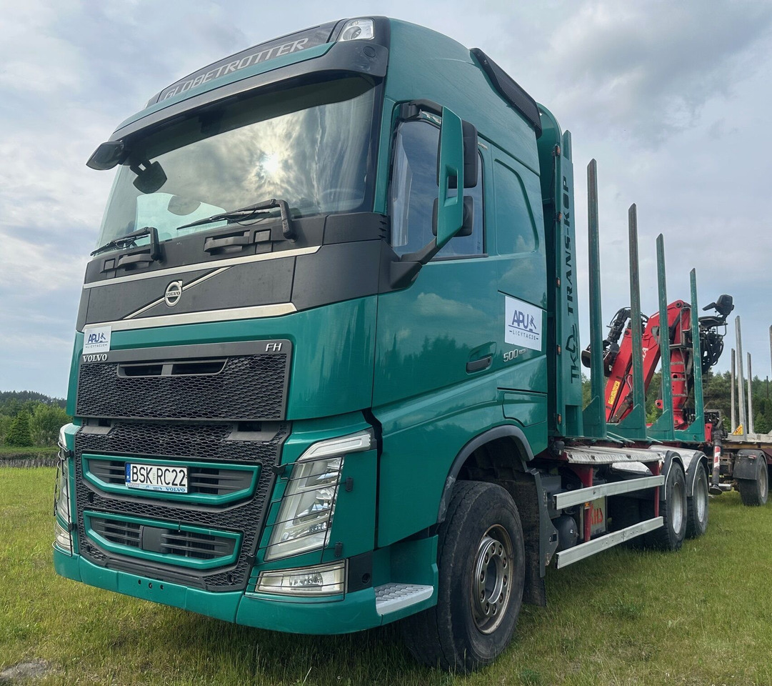 VOLVO FH500 do przewozu drewna - Camion grumier, Camion grue: photos 1 VOLVO FH500 do przewozu drewna - Camion grumier, Camion grue: photos 1