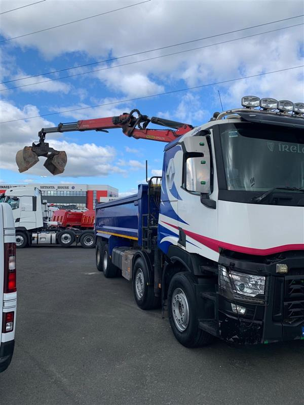2016 Renault Trucks C 430.32 8X4 RK E6 - Camion benne, Camion grue: photos 2 2016 Renault Trucks C 430.32 8X4 RK E6 - Camion benne, Camion grue: photos 2