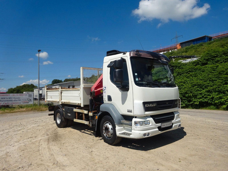 DAF 55.220 KRAN/KIPPER/KLIM A - Camion plateau, Camion grue: photos 4 DAF 55.220 KRAN/KIPPER/KLIM A - Camion plateau, Camion grue: photos 4