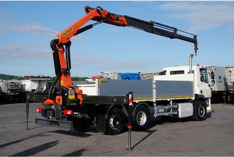 DAF CF 370 / 6x2 / SKRZYNIOWY - paka: 6,4 m / + HDS PALFINGER PK 180 - Camion plateau, Camion grue: photos 4 DAF CF 370 / 6x2 / SKRZYNIOWY - paka: 6,4 m / + HDS PALFINGER PK 180 - Camion plateau, Camion grue: photos 4