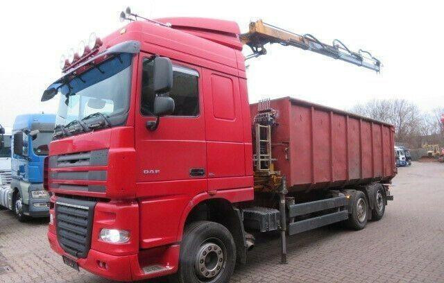 DAF XF105.410 6x2 Container + Crane - Camion multibenne: photos 4 DAF XF105.410 6x2 Container + Crane - Camion multibenne: photos 4