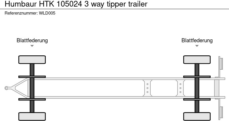 Remorque benne Humbaur HTK 105024 3 way tipper trailer: photos 13 Remorque benne Humbaur HTK 105024 3 way tipper trailer: photos 13