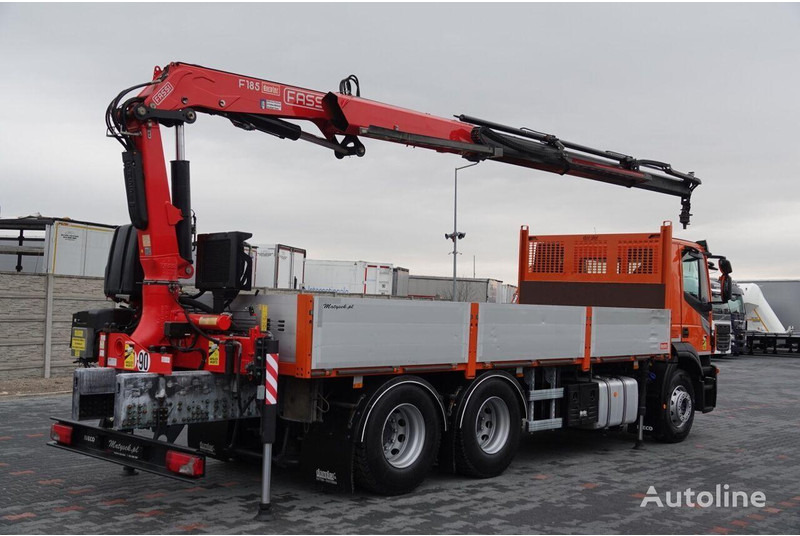 Iveco 420 Flatbed + crane FASSI 185 6x2 - Camion plateau, Camion grue: photos 4 Iveco 420 Flatbed + crane FASSI 185 6x2 - Camion plateau, Camion grue: photos 4