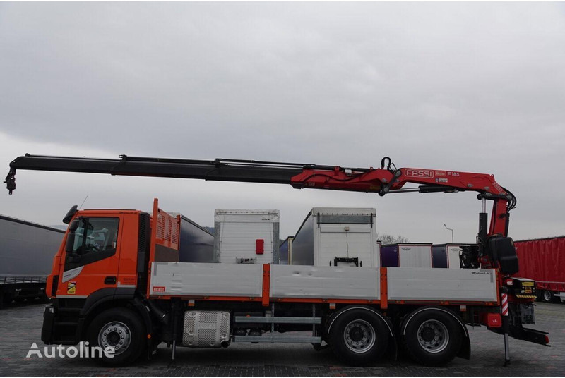 Iveco 420 Flatbed + crane FASSI 185 6x2 - Camion plateau, Camion grue: photos 3 Iveco 420 Flatbed + crane FASSI 185 6x2 - Camion plateau, Camion grue: photos 3