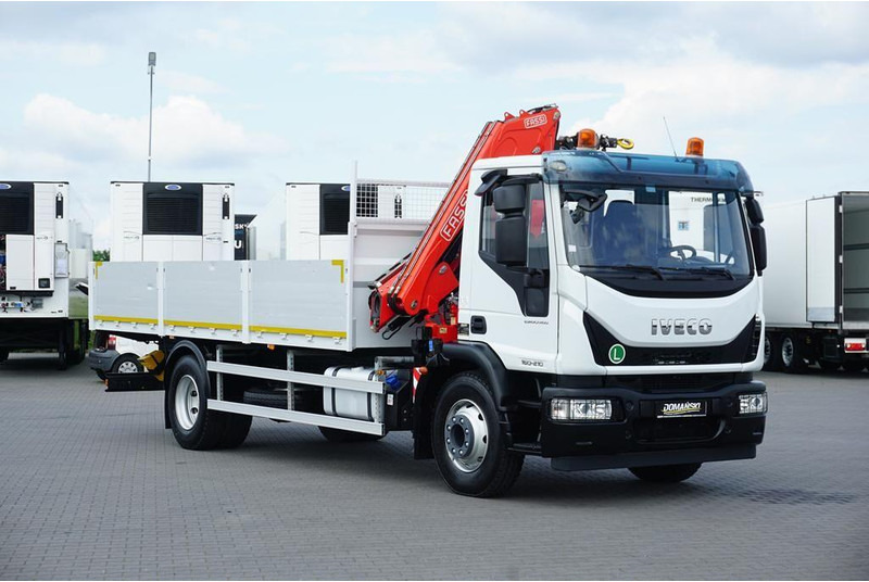 Iveco EUROCARGO / 160-21 / SKRZYNIOWY + HDS / FASSI F110 / ROTATOR / P - Utilitaire plateau: photos 3 Iveco EUROCARGO / 160-21 / SKRZYNIOWY + HDS / FASSI F110 / ROTATOR / P - Utilitaire plateau: photos 3