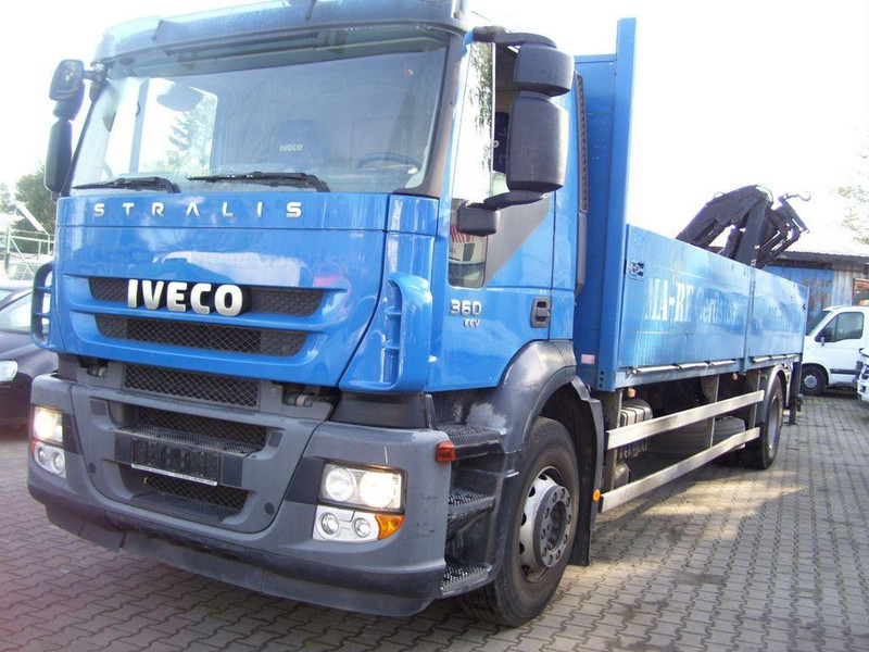 Iveco Stralis 360 - Camion plateau, Camion grue: photos 1 Iveco Stralis 360 - Camion plateau, Camion grue: photos 1